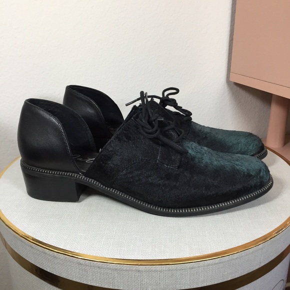 Peacock Oxford Flats Matisse 7 - Picture 3 of 6